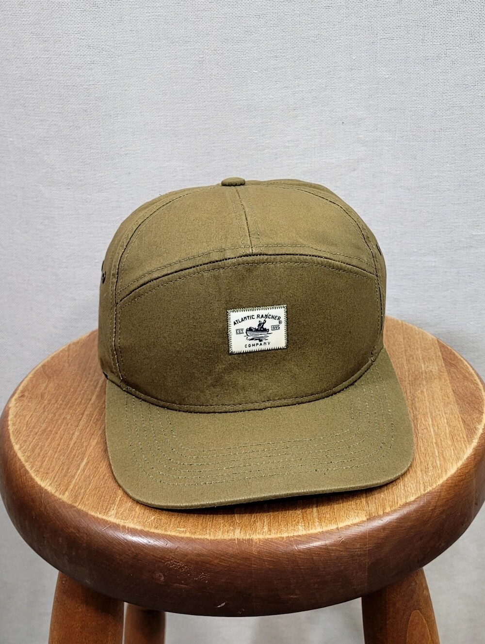 Atlantic Rancher Co. Limited Edition DryHandle 5-Panel Camper Hat - Olive Green